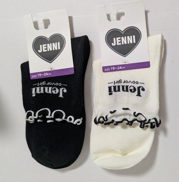 JENNI 靴下 ソックス 2足セット 19〜24cm