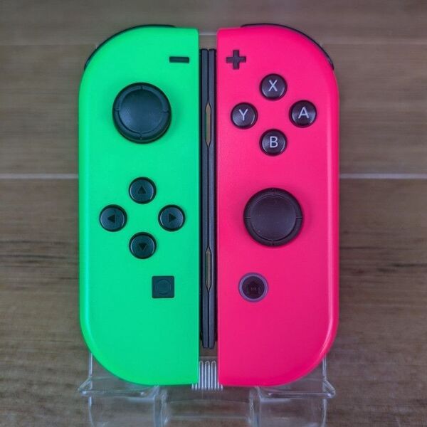 【中古】Switch Joy-Con L・Rセット ネオングリーン・ネオンピンク