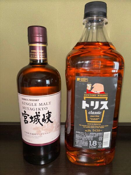 シングルモルト宮城峡 700ml サントリー ウイスキー トリス クラシック 37度 1800ml