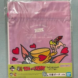 トムとジェリー 一番くじ G賞 巾着ポーチ