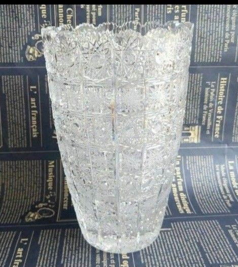 ガラス細工 花瓶 フラワーベース 花器 クリスタルガラス ガラス クリスタル ガラス工芸 クリスタル花瓶