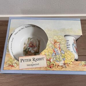 ピーターラビット マグカップ取り皿セット ピーターラビット ウェッジウッド WEDGWOOD 食器