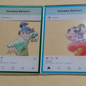 忍たま乱太郎 アクリルトレカプレート インスタ風 食満留三郎 福富しんべヱ 用具委員