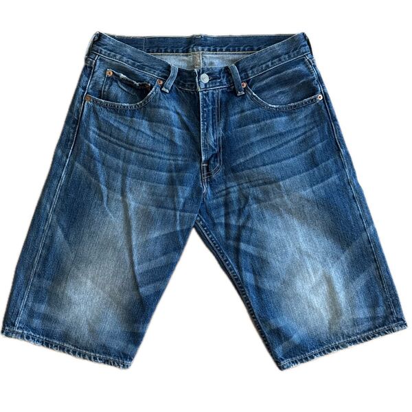 Levi's 503 デニムショートパンツ W32 L30 古着 メンズ ハーフパンツ 32インチ
