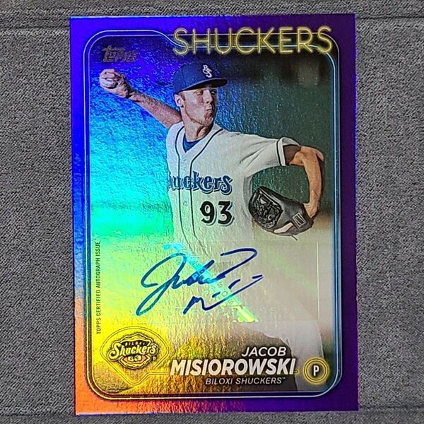 Jacob Misiorowski Auto /299 2024 Topps Pro Debut