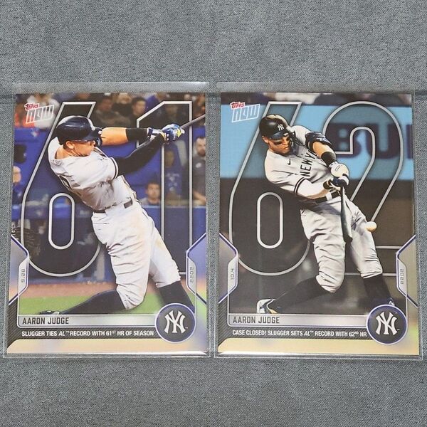 Aaron Judge 61st,62nd HR 2022 Topps NOW