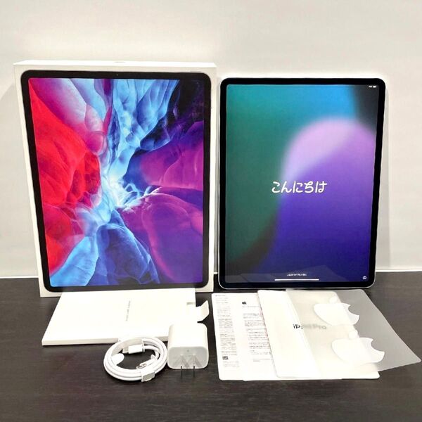 美品 Apple iPad Pro 12.9インチ 第4世代 128GB シルバー Wi-Fi 90%