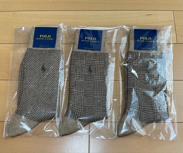 靴下 ポロ ラルフローレン 3足セット 25-27cm POLO ソックス