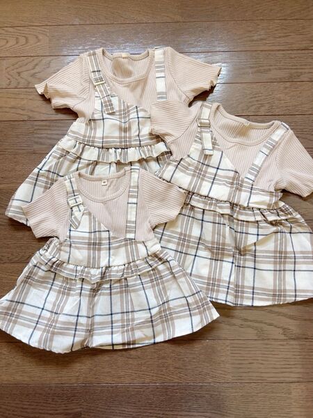 姉妹おそろい 80 100 110 セット 女の子 トップス