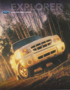  America specification Ford Explorer catalog (00 year )