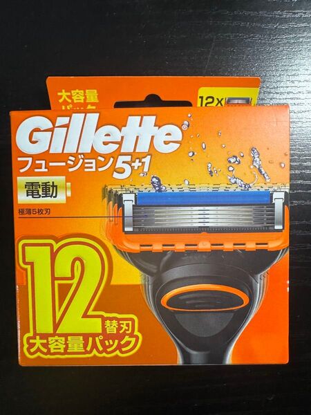 ジレットフュージョン電動5+1替刃12個入り