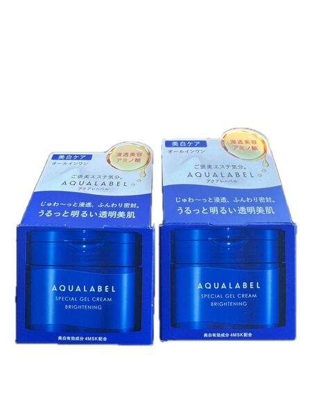 ×2 資生堂 アクアレーベル AQUA LABEL スペシャルジェルクリーム EX ブライトニング 90g 6853459