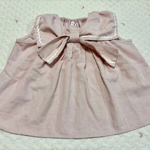 mamaraku セーラー ノースリーブ ピンク 100サイズ