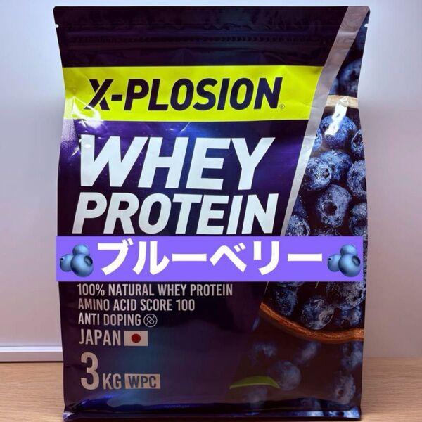 エクスプロージョン プロテイン ブルーベリー味 3kg