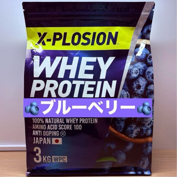 エクスプロージョン プロテイン ブルーベリー味 3kg