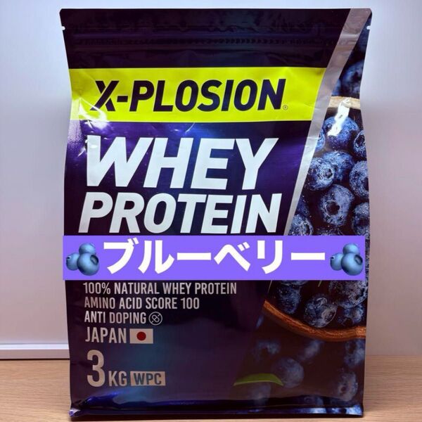 エクスプロージョン プロテイン ブルーベリー味 3kg