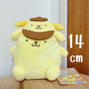 ★ポムポムプリン いちご新聞638号 コラボレーション ぬいぐるみ(全4種) タグ付き 未使用★ サンリオ