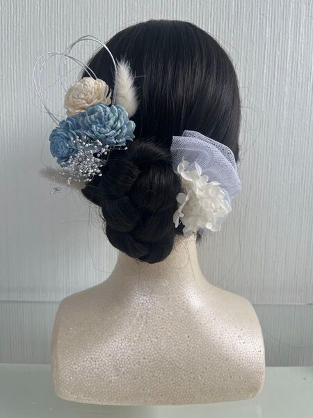 ヘッドドレス ヘアアクセサリー 髪飾り 結婚式 成人式 卒業式 七五三 和装小物 浴衣 お祭り