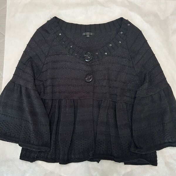 TO BE CHIC カーディガン 黒 フリーサイズ