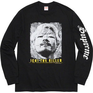 希少★新品本物【黒★Sサイズ】★Ichi The Killer LS Tee イチ キラー ロンT 袖ロゴ 正規店購入 シュプリーム 限定 入手困難 Supreme 20S/S