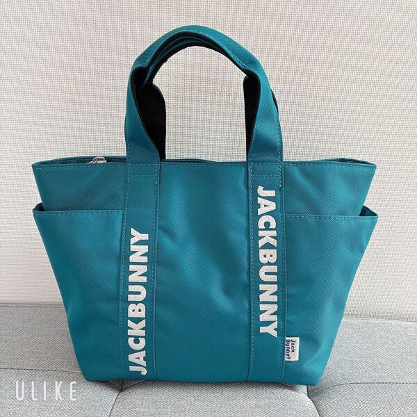 JACKBUNNY ジャックバニー ラウンドバッグ トートバッグ ゴルフ グリーン ブルー レディース トートバッグ メンズ