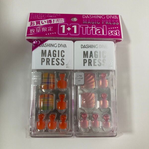 ダッシングディバ マジックプレス 足 フット ペディ 2個セット貼るだけ簡単!
