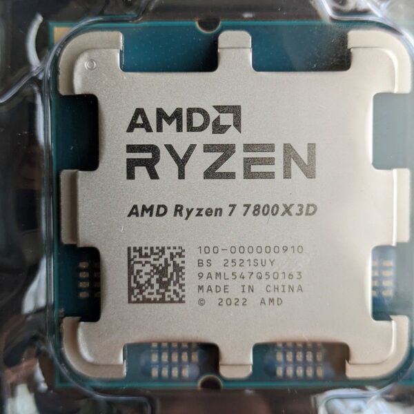 AMD Ryzen 7 7800X3D バルク品 新品 (2) MX-4 CPUグリス付き