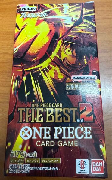 ONE PIECE CARD THE BEST vol.2 未開封 テープ付き ワンピースカードゲーム