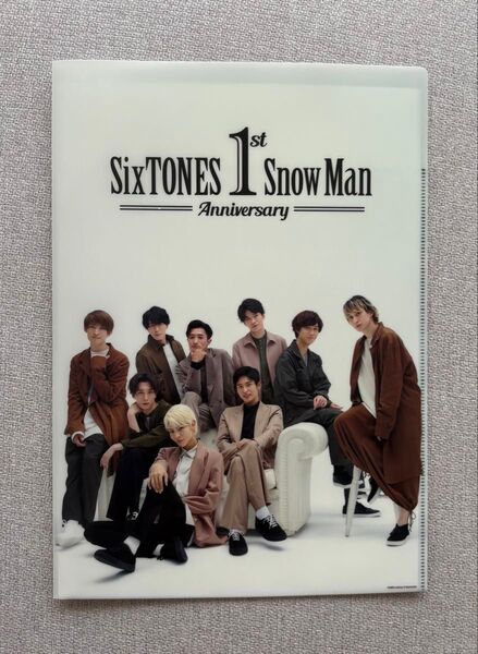 SnowMan SixTONESスノストクリアファイル