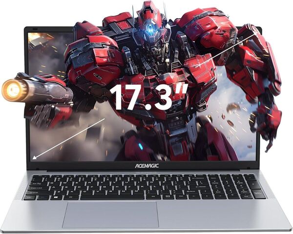 ACEMAGIC ノートPC 17.3インチ N97 16GBメモリ SSD 512GB Windows 11 AX17