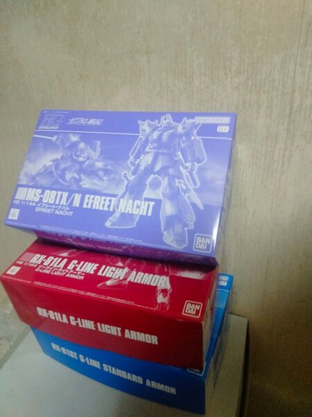 未組立HGジーラインスタンダードアーマーHGジーラインライトアーマーHGイフリートナハト