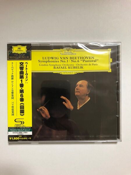 未開封 クーベリック ベートーヴェン:交響曲第1番&6番≪田園≫ (SHM-CD)