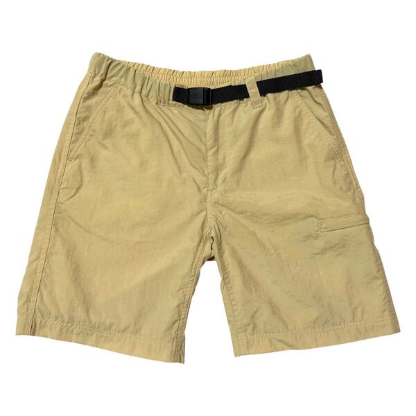 THE NORTH FACE ノースフェイス NBW41741 ロゴ ナイロン ハーフ ショート パンツ ショーツ ベージュ S
