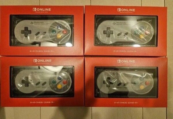 NintendoSwitch スーパーファミコン コントローラー 4個