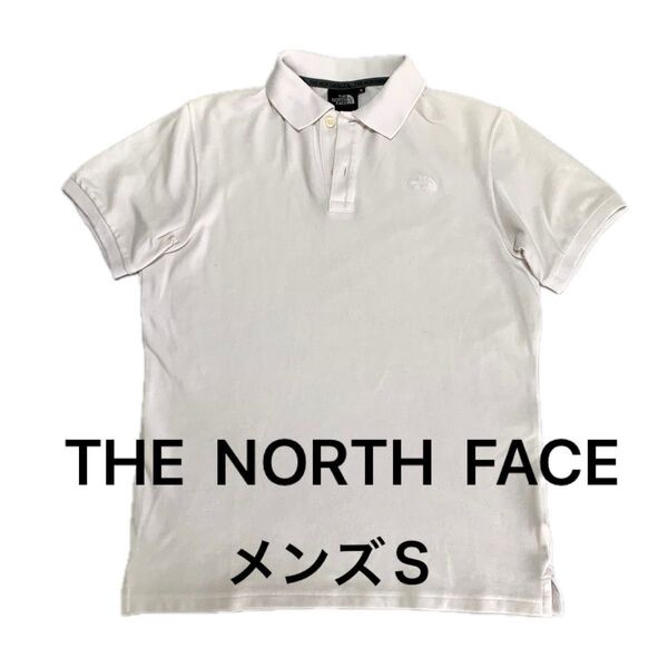 ★THE NORTH FACE メンズ Sサイズ ポロシャツ ホワイト ノースフェイス 白 レディース Mサイズ位?