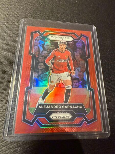 PANINI Prizm 2023-24 ガルナチョ GARNACHO カラーマッチ レッドプリズム /199シリ サッカーカード