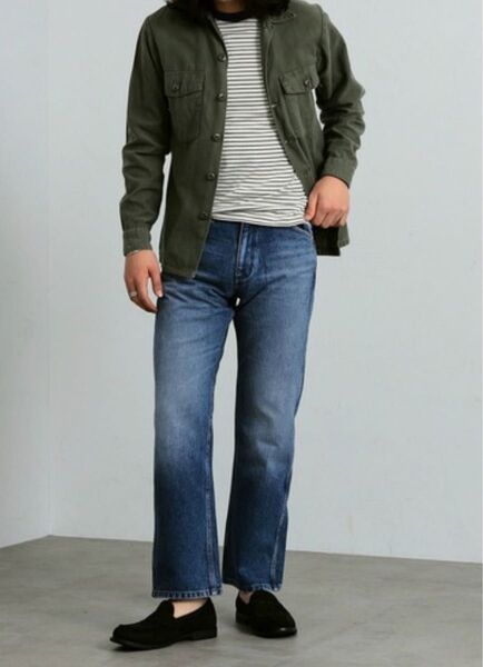 新品 Wrangler ラングラー ルーズストレート デニムパンツ ジーパン サイズ34inch ジーンズ パンツ DENIM