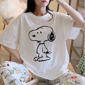 上下セット レディースパジャマ ルームウェア 韓国部屋着 可愛い セットアップ L新品未使用