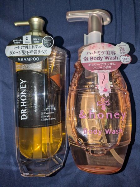 《まとめ売り》■DR.HONEY ブラックビー モイスト リペア シャンプー ■&honey ピュアモイスト 泡ボディウォッシュ