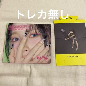TWICE THIS IS FOR ミナ デジパック 紙スタンド