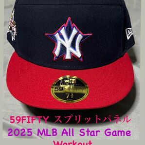 59FIFTY 2025 MLB All Star Game Workout ニューヨーク・ヤンキース ネイビー 7 3/4
