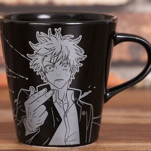 呪術廻戦 五条悟 懐玉玉折 ブラックマグカップ ジャンプショップ限定
