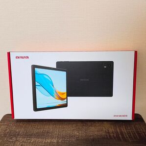 【中古美品】aiwa tab AG10 JA3-TBA1003 6GB+128GB スタンド内蔵ケース・液晶保護フィルム2枚付