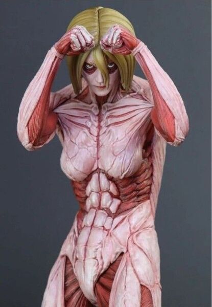 ワンフェス WF2025W スキなKAIJU造らせてっ! 女型の巨人 進撃の巨人 ソフビ 吉良かずや