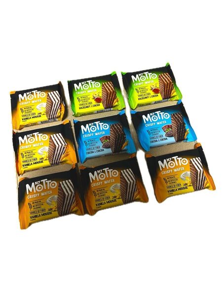 マイモット My Motto クリスピーウエハース 9個 30g 色々お試しに まとめ売り