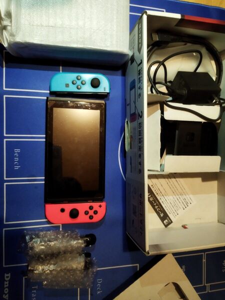 【動作確認済】Nintendo Switch Joy-Con (L)ネオンブルー/(R)ネオンレッド HAC-S-KABAA