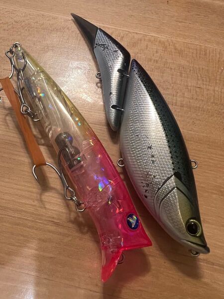 ビッグシーバス、バス、ソルトにビックベイトセット!ブルーブルー、エレメンツ