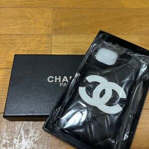 CHANEL iPhone12.13.14.15ケース ココマーク ブラック 未使用