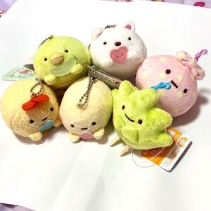 すみっコぐらし ぬいぐるみマスコット 6個セット