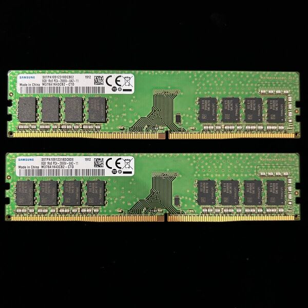 SAMSUNG デスクトップ用メモリ 16GB(8GB ×PC2)